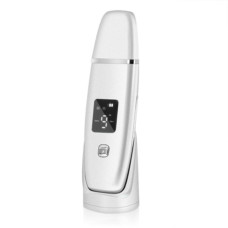 Ultrasonic Vibration Pormask Remover Djuprengöring Ansiktsskrubber Porrengöring Lyftmaskin Ansiktsbehandling Led Peeling Shovel