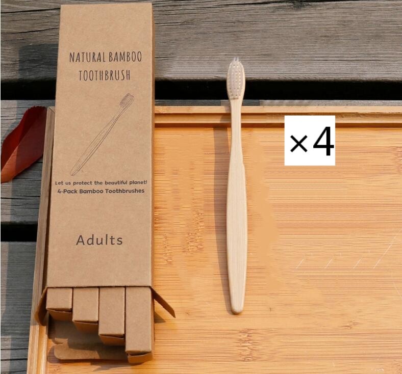 Eco Friendly Bamboo Soft Fiber Toothbrushes