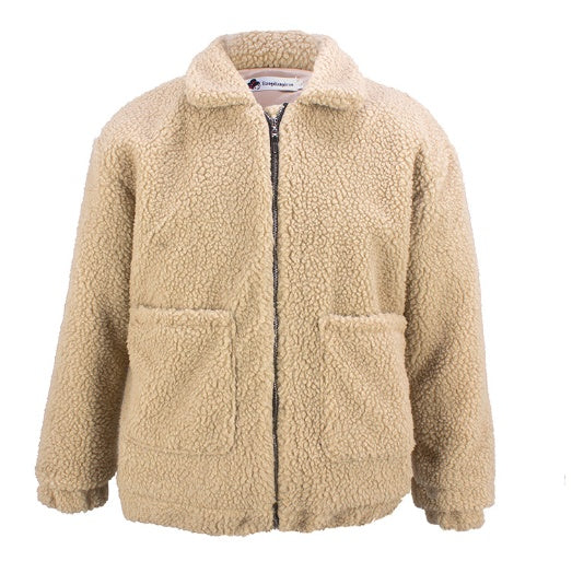 Manteau en peau de mouton pour femme, veste chaude et épaisse en peluche, automne hiver