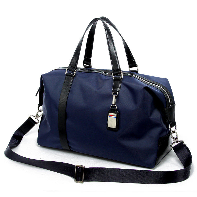 Korean-Style Foldable Outdoor Duffel - Modern Men's Adventure Travel Bag
