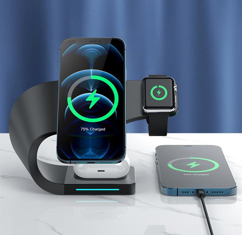 Chargeur de batterie multifonction Magnétique 15W Chargeur Snabb