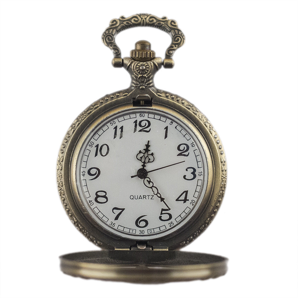 Vintage Necklace Quartz Pocket Watch For Men And Women Chain Watch - Nostalgic Elegant Precise Stylish Unisex
