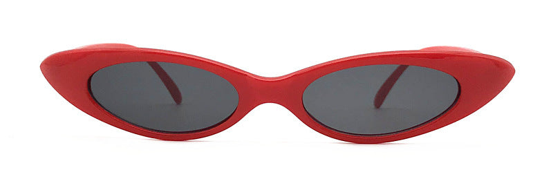 Nya solglasögon med ovala bågar, transparenta havsglasögon, personlighet, retro solglasögon, mode, vilda solglasögon