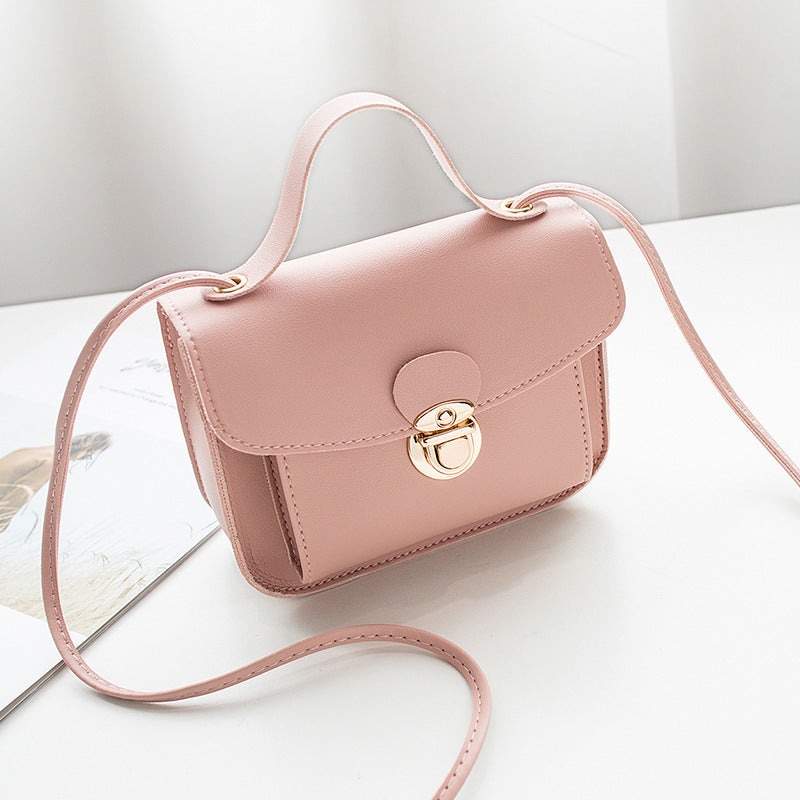 Dammode Axelväska PU Kuvertväskor Dam Solid Crossbody Messenger Handväska