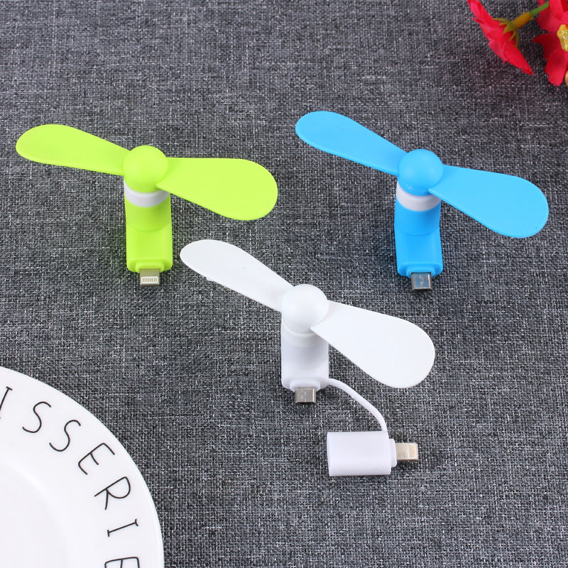 Charging USB Mini Fan for Android & iPhone