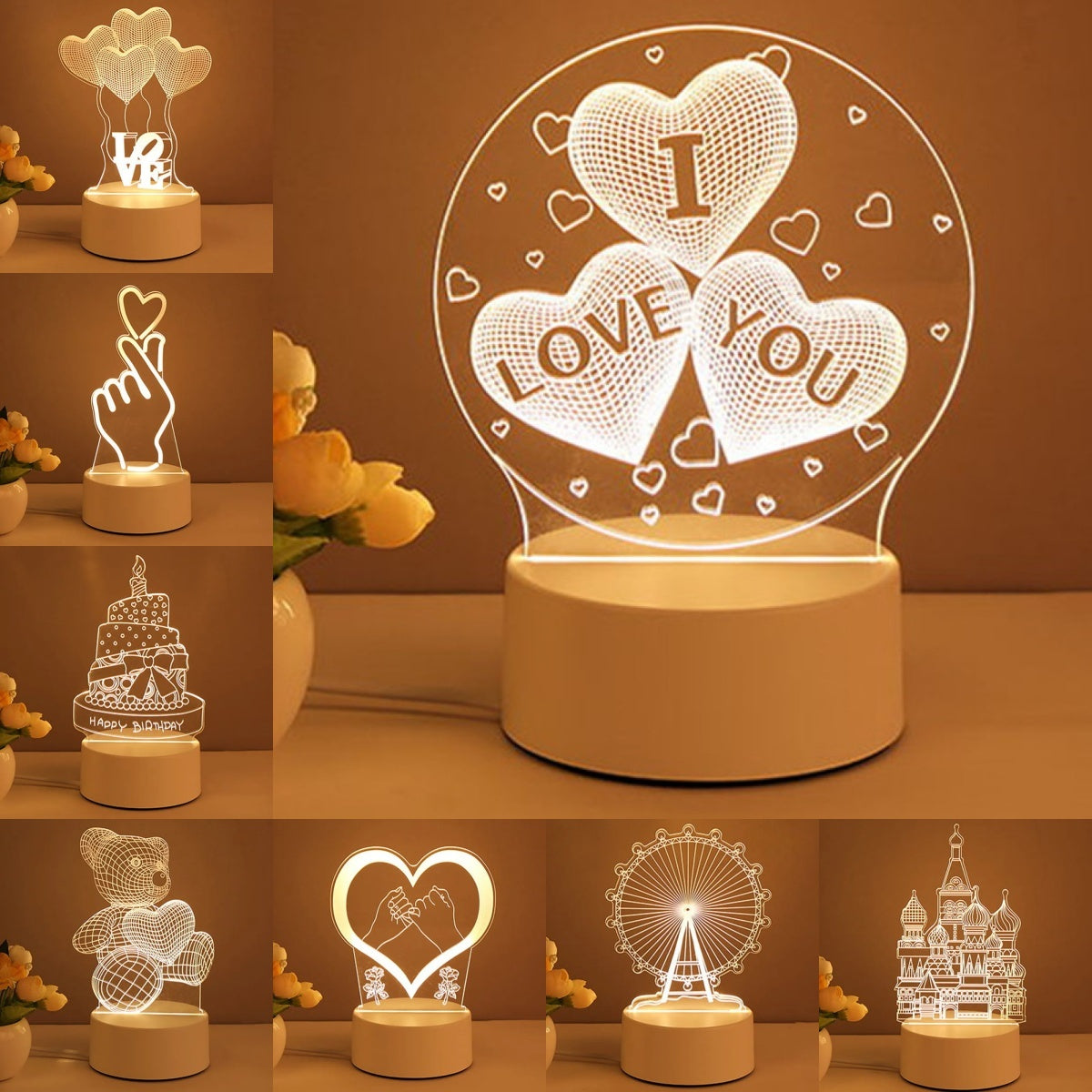 Night Light Table Lamp Bedside Lamp Bedroom