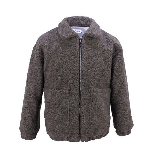Manteau en peau de mouton pour femme, veste chaude et épaisse en peluche, automne hiver