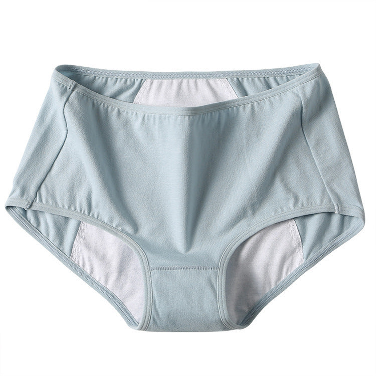 Physiological Pants Girls Ladies breathable antibacterial leak-proof of waist large size menstrual period warm triangle cotton underwear women