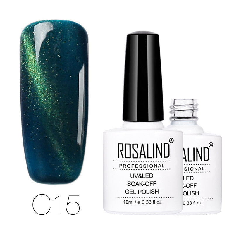 Cat Eye Gel Nail Polish - 30 Colors - 10ml - Phototherapy UV/LED - 2 Year Shelf Life - Natural Resin Formula