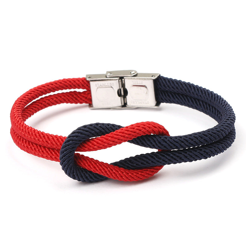 Vintage Anchor Handmade DIY Woven Bracelet
