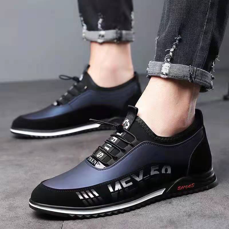 Letter Print Sneakers Herr No Tie Outdoor Running Sport Skor