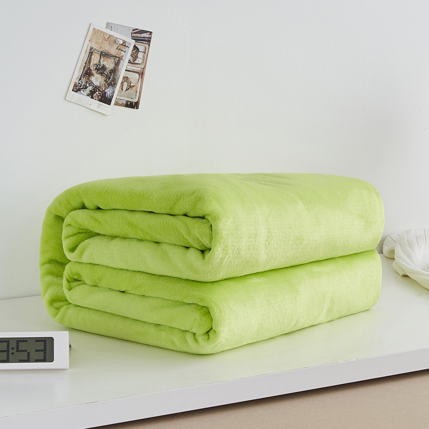 Flanellfilt korall filt