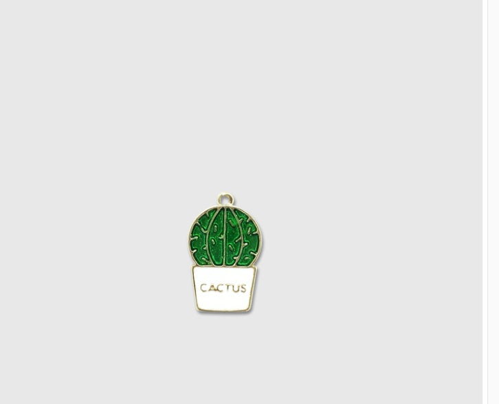 Collier Cactus Plante Accessoires Mode Homme Hip Hop Mignon