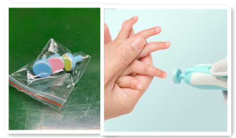 Polisseuse à ongles électrique multifonctionnelle anti-rayures pour bébé