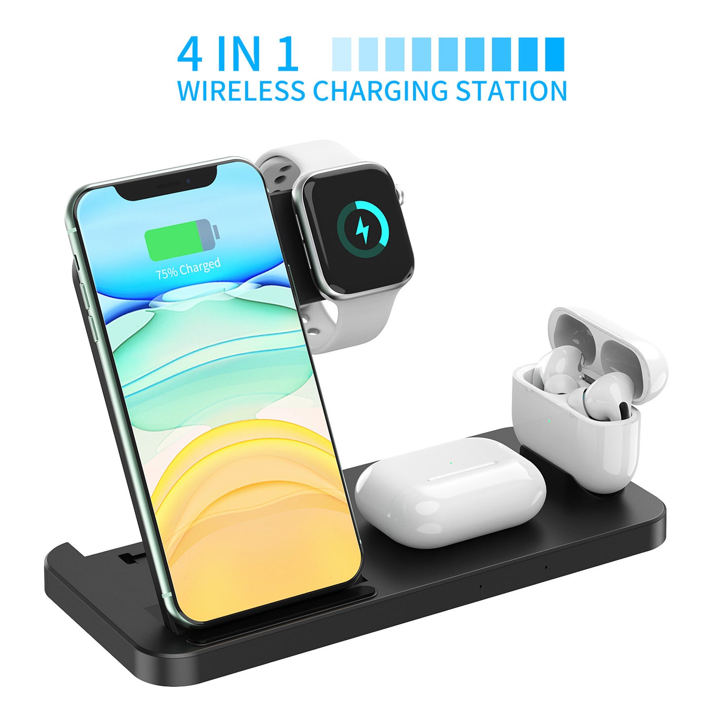 Wireless Charger Three-in-one for Phones and Watches - W33 Model