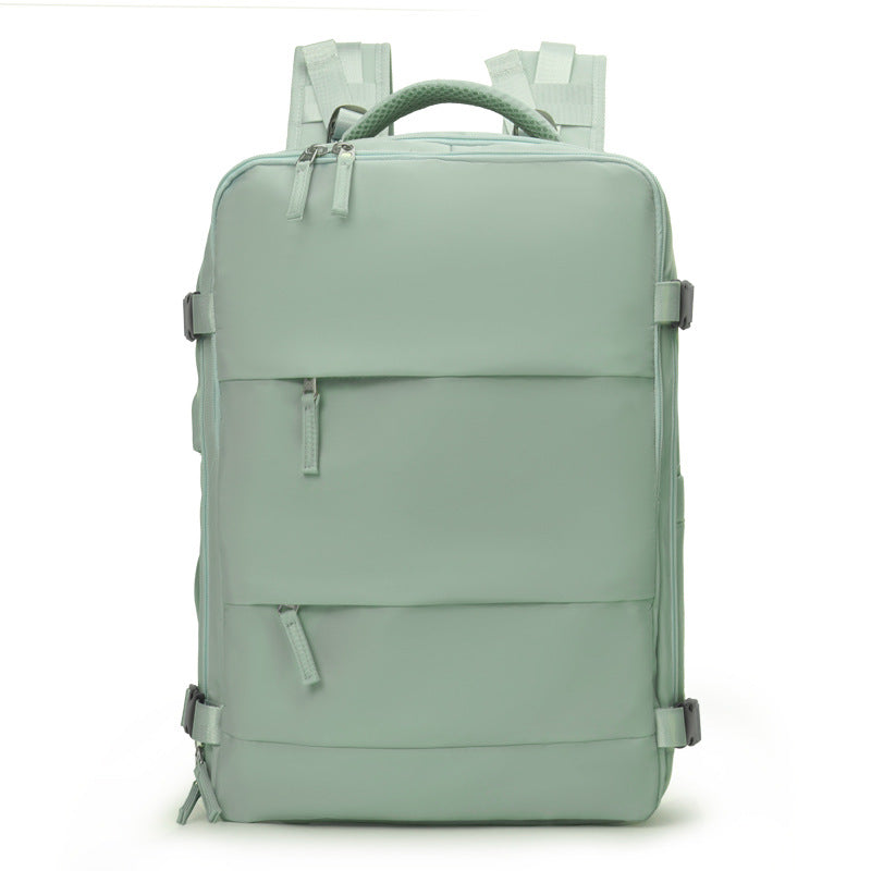 Sac à dos de voyage en Nylon de grande capacité, imperméable, extérieur, séparation sèche et humide, léger, multifonction