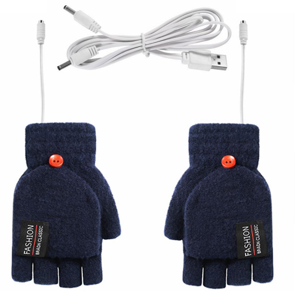 USB Dubbelsidiga Elektriskt Uppvärmda Handskar