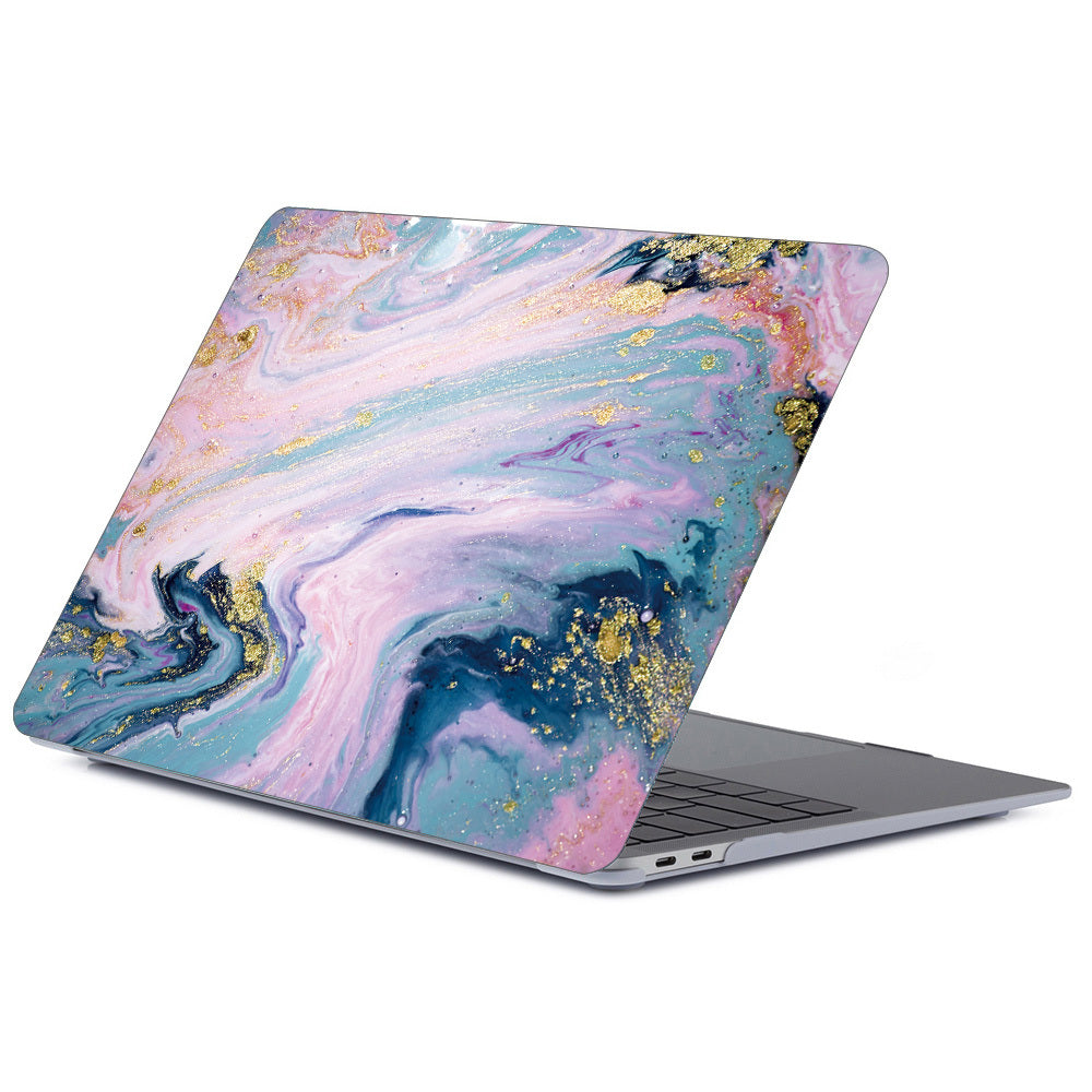 Notebook marmorerat frostat skyddsfodral