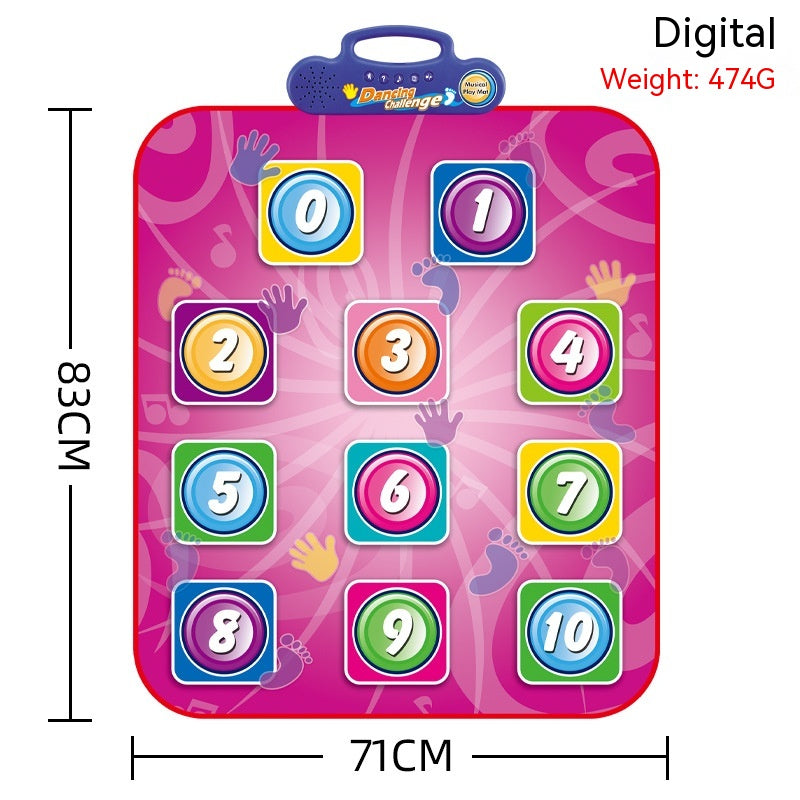 Tapis de danse éducatif pour enfants, Alphabet arabe et anglais du moyen-orient, apprentissage et éducation