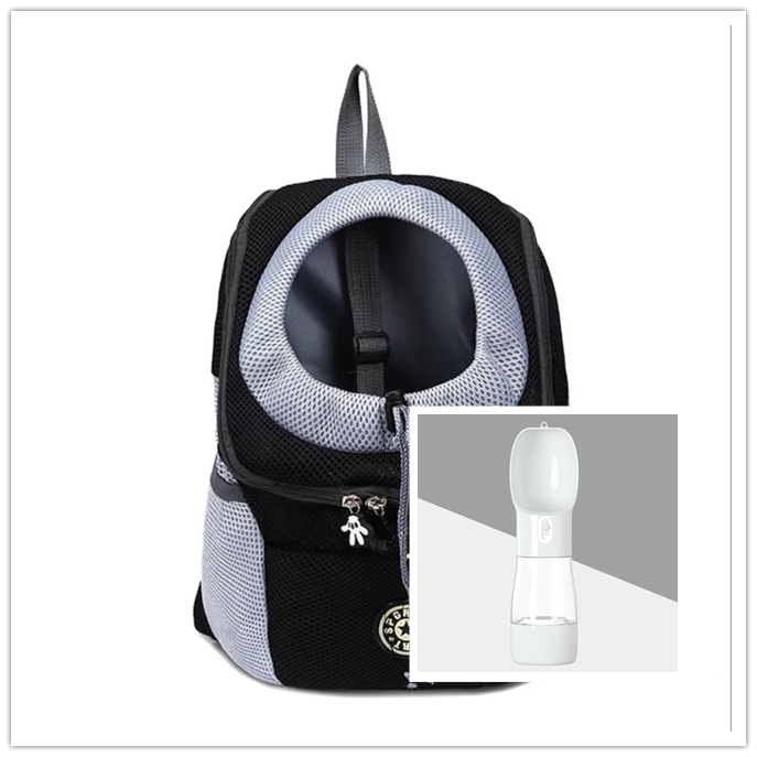 Pet Dog Carrier Carrier For Dogs Ryggsäck Ut Dubbel axel Bärbar Travel Outdoor Carrier Bag Mesh