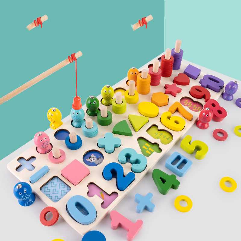 Educational Toy Brain Fishing - Wooden Toy for Children