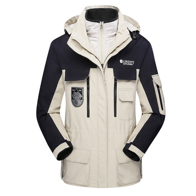 Veste trois en un avec deux vestes détachables
