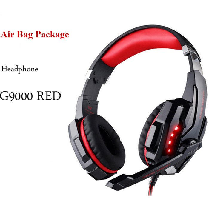 Trådbundna Gaming Headset Hörlurar Surround Sound Djup bas Stereo Casque hörlurar med mikrofon