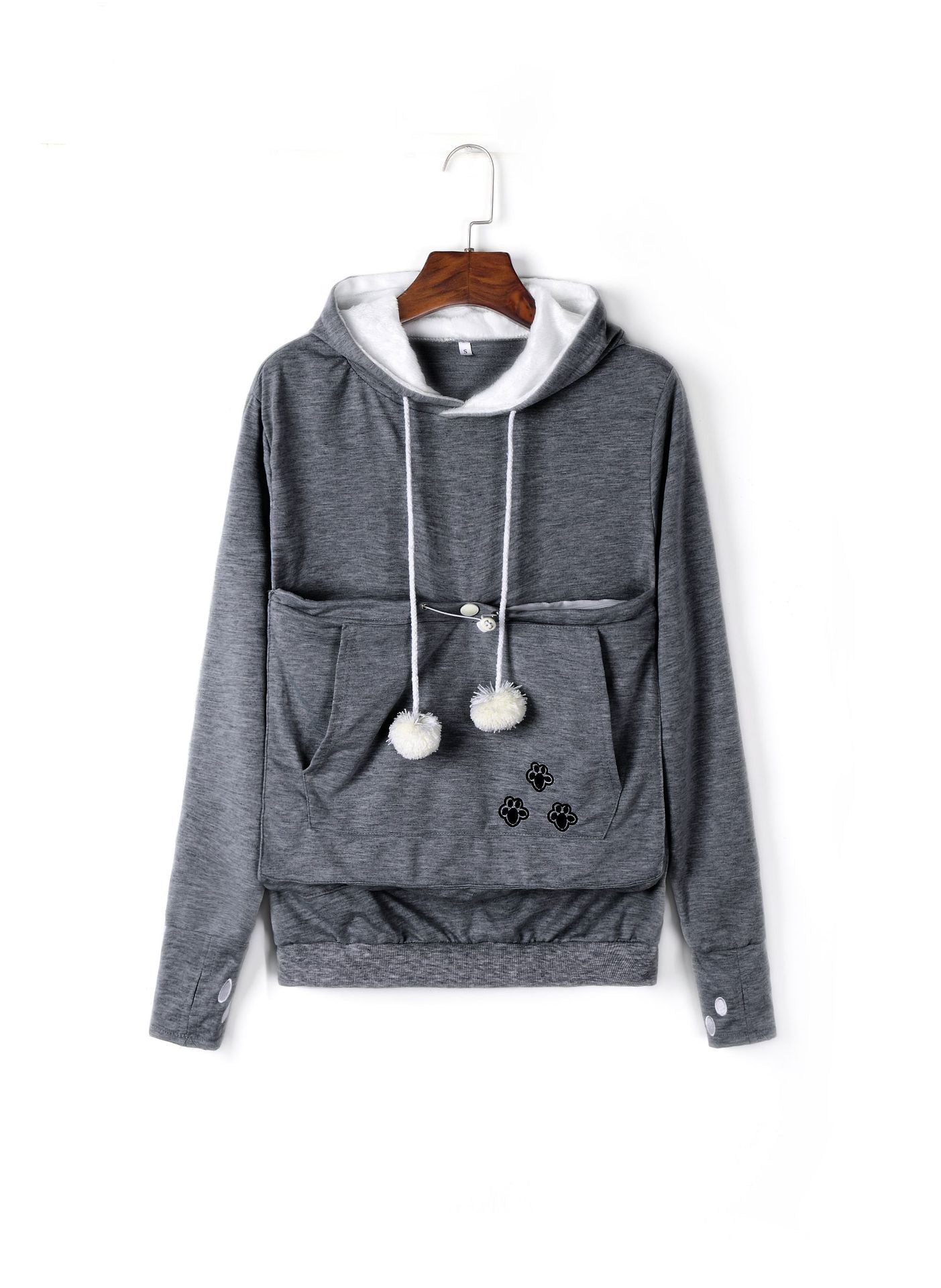 Adorable Hoodies with Pet Pocket for Women - Winter Collection
