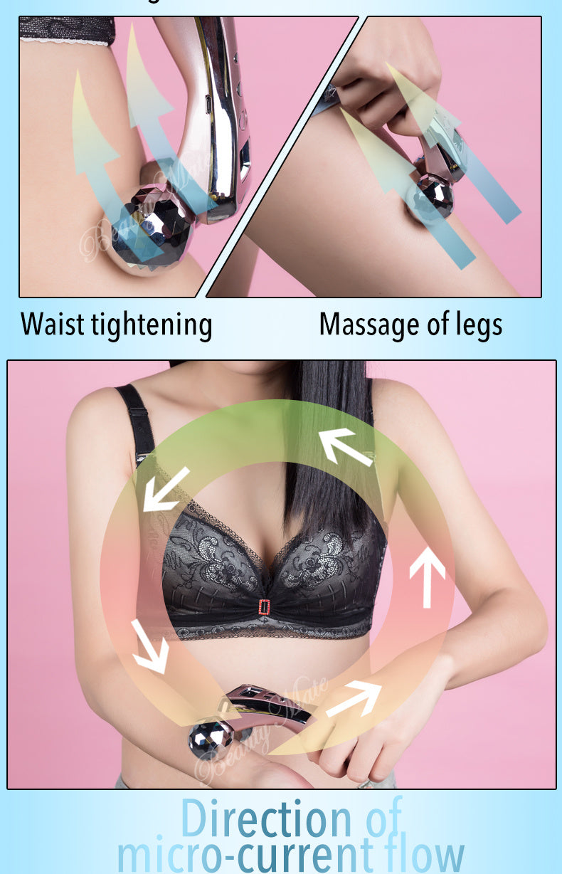 EMS massageinstrument med dubbla bollar
