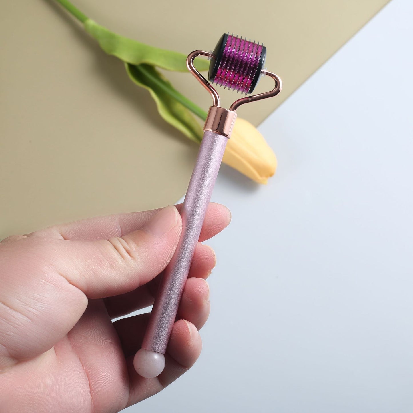 504 Microneedle Roller Ansiktsrulle Microneedle Massage Senstick