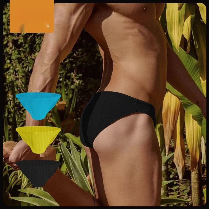 Men's Briefs Cotton Leggings Student Sports Underwear Fitness Breathable