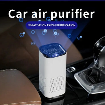 Purificateur d'air Portable pour voiture, générateur d'ions négatifs, élimine la poussière de formaldéhyde, la fumée, rafraîchit l'air, pour la maison et la voiture