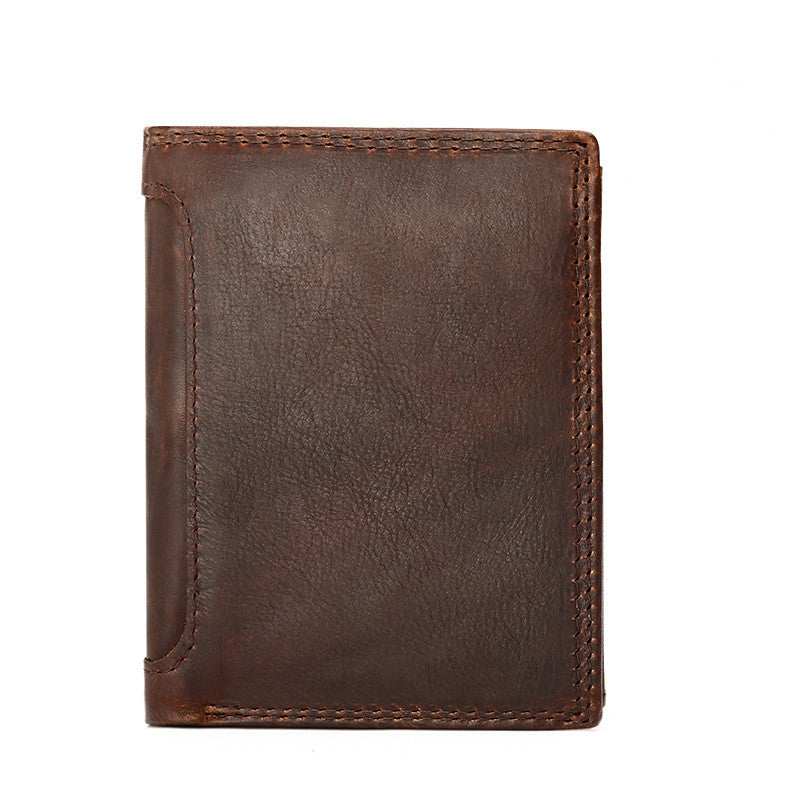 Portefeuille en cuir vintage pour hommes d'affaires