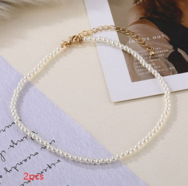 Färg gnistrande nyckelbenskedja Choker halsband för kvinnor