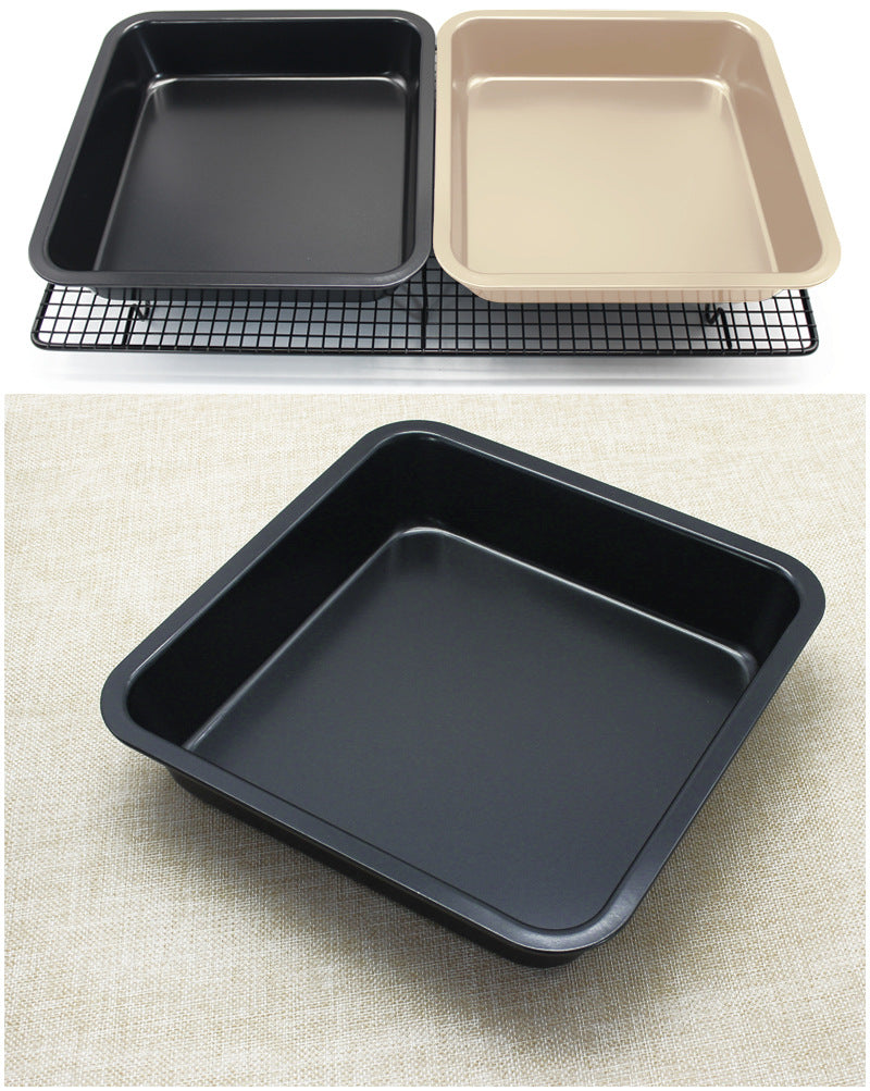 Moule à gâteau antiadhésif carré de bricolage, moule à gâteau carré de 8 pouces de haut