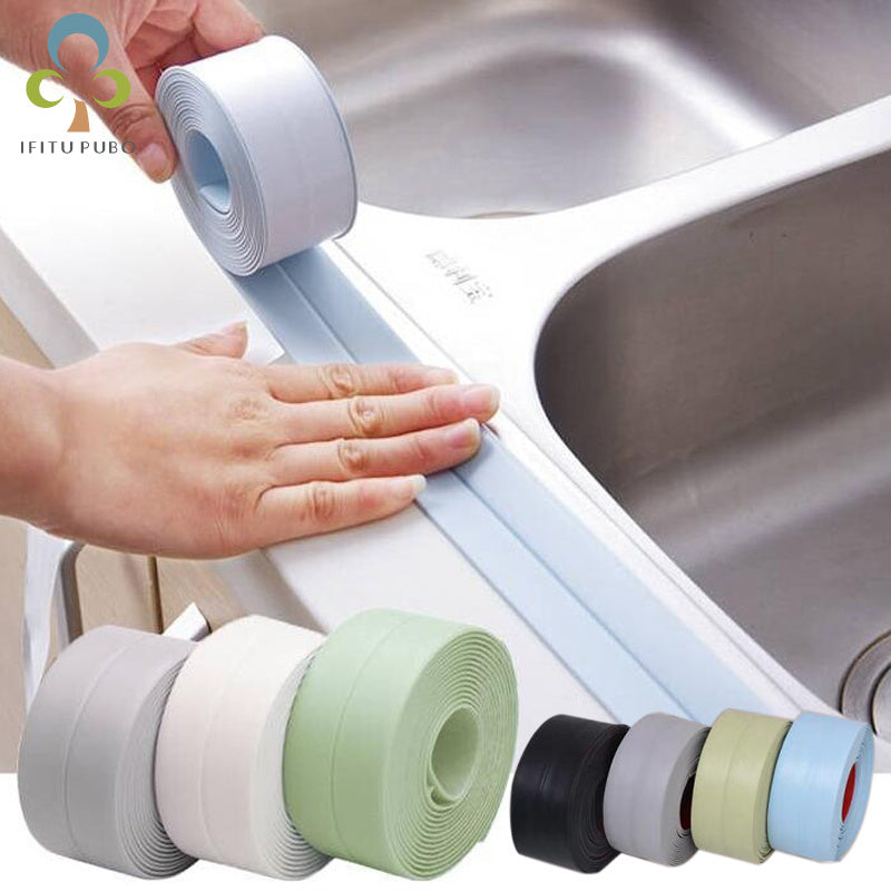 Kitchen Waterproof and Mildew-proof Tape Wall Corner Joint Protection Sticker Anti-collision Strip