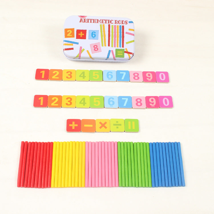 Puzzle d'éducation précoce pour enfants, bâton d'arithmétique, bâton d'apprentissage