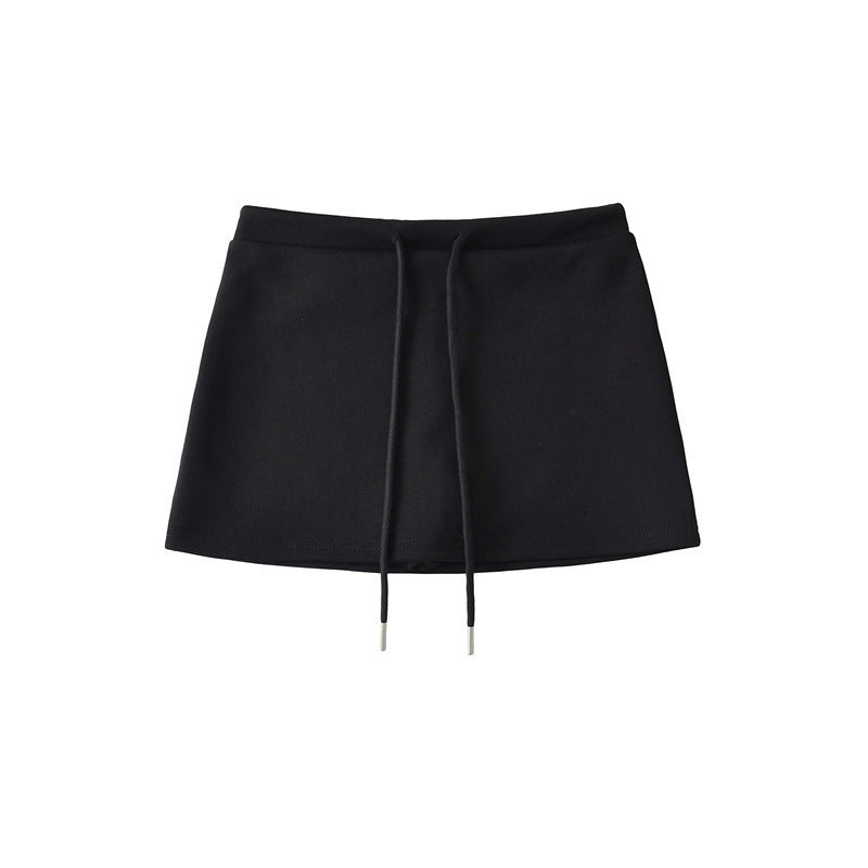 Professional Sweet Hot Girl Style Low Waist Drawstring Hip Skirt - Sexy Design (Adjustable Fit, Curve-Accentuating)
