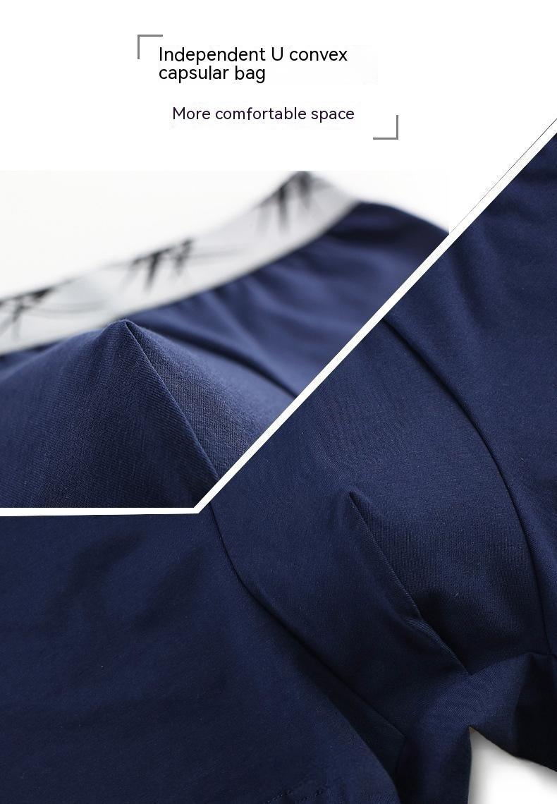 Herr U-konvexa sexiga boxershorts med medelhög midja