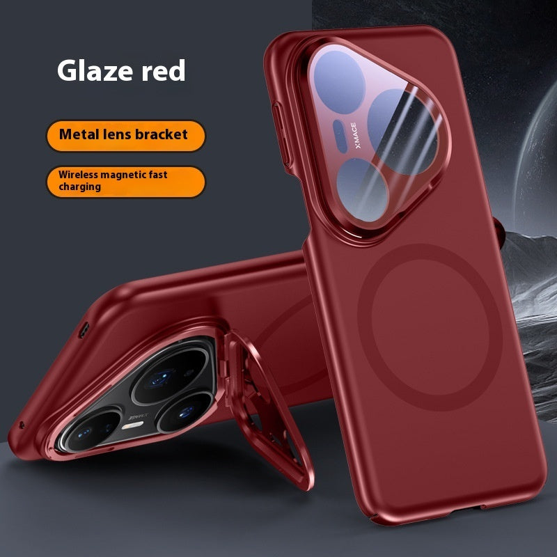 Pura80pro Lens Bracket Magnetic Protection Frosted All-inclusive Drop-resistant Phone Case