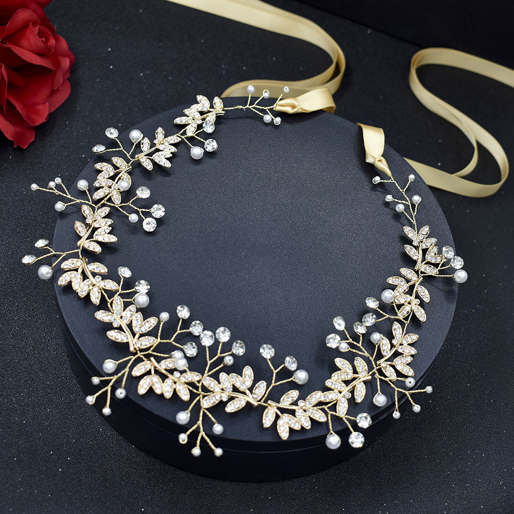 Bridal Hair Band Rhinestone Alloy - Elegant Wedding Accessory