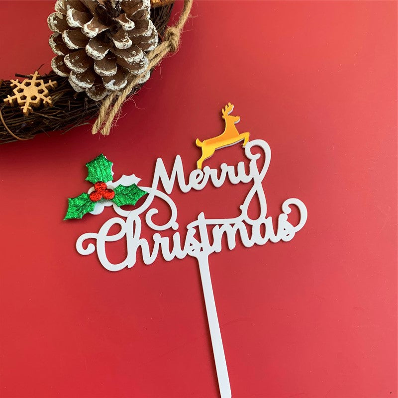 Préparez des décorations de gâteaux pour Noël