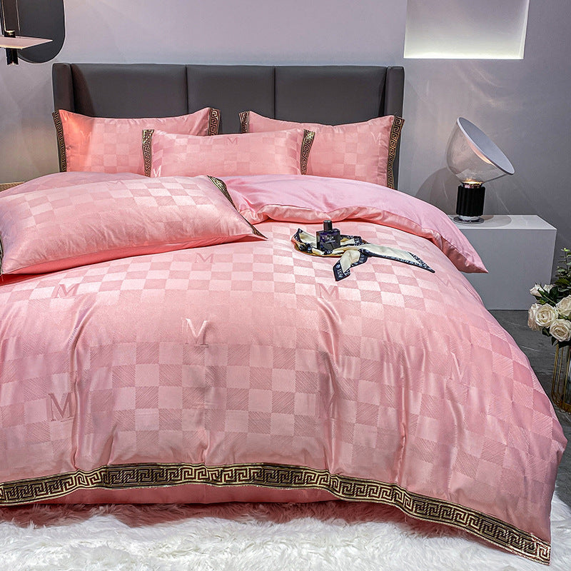 Silk Cotton Lakan Lakan Quilt Cover Bed