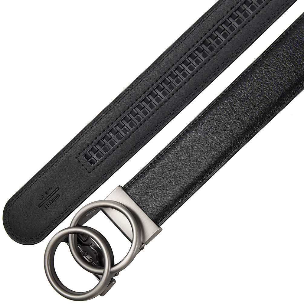Men's Fashion Comfort Click Belt - Premium Metallic Buckles