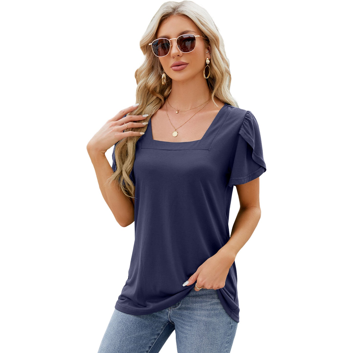 Bohemian Beach Loose T-shirt - Summer Top Fashion