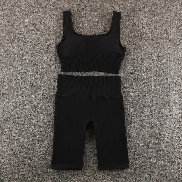 Ensemble de yoga sans couture, vêtements de sport, vêtements de sport, vêtements d'entraînement