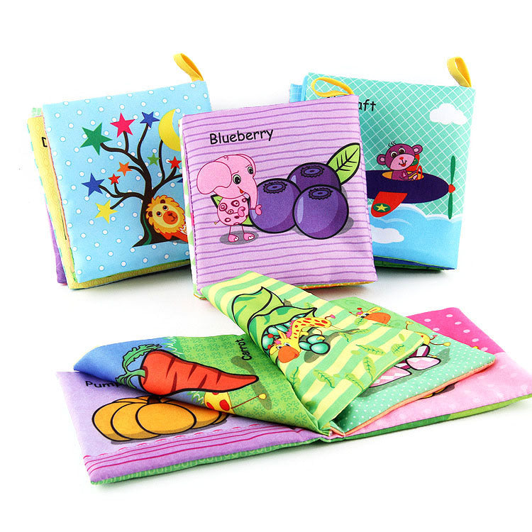 Livre en tissu pour bébé, matériel pédagogique, développement, jouets éducatifs pour la petite enfance