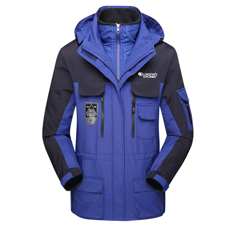 Veste trois en un avec deux vestes détachables