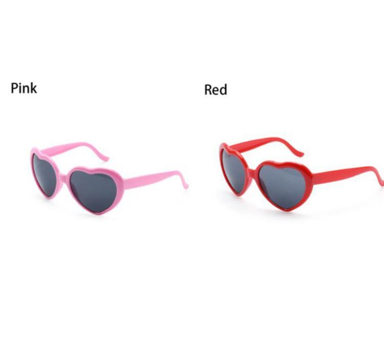 Heart-Shaped Light Love Special Effects Glasses Love Glasses Fashion Sunglasses