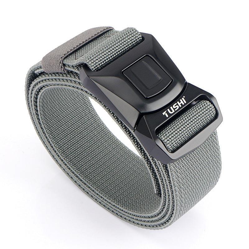 Quick Release Tactical Nylon Stretch Belt - Military Precision